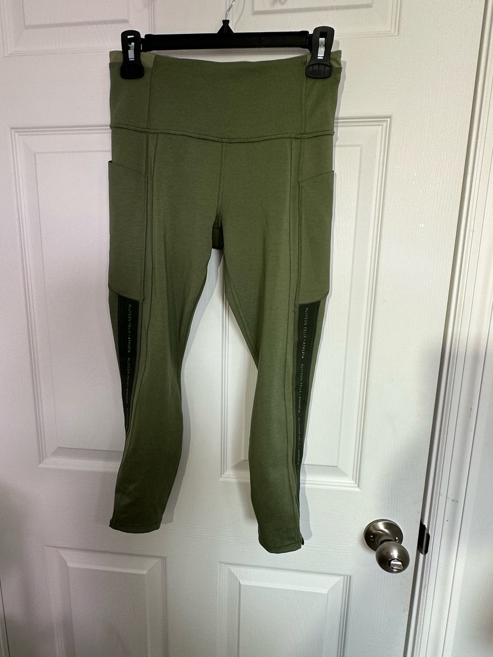 Athleta Light Sage Green Leggings - Allyson Felix